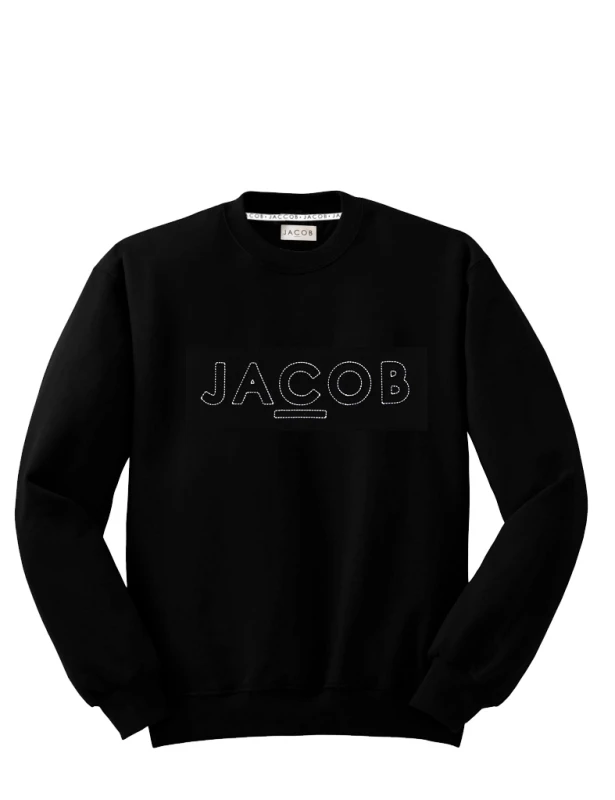 BLUZA KLASYK Z BIAŁYM LOGO WYSZYWANYM