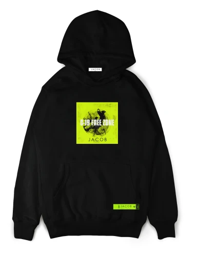 BLACK HOODIE c-19