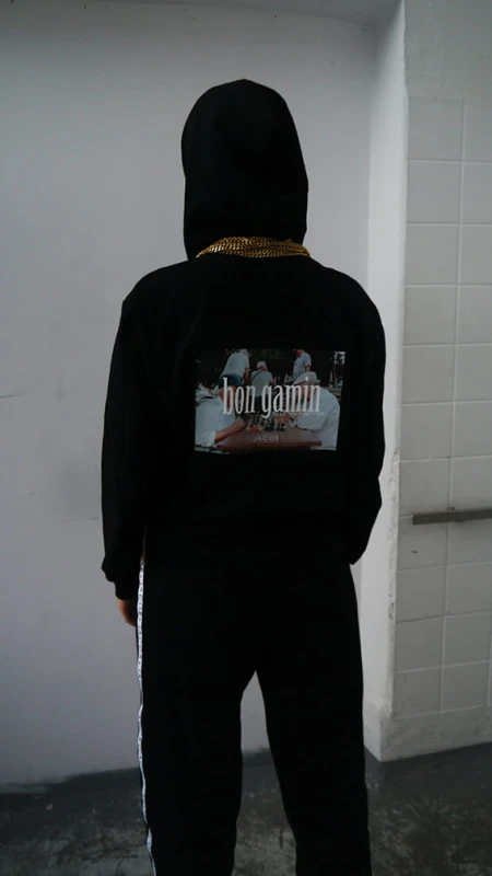 BLUZA  HOODIE  BON GAMIN NADRUK