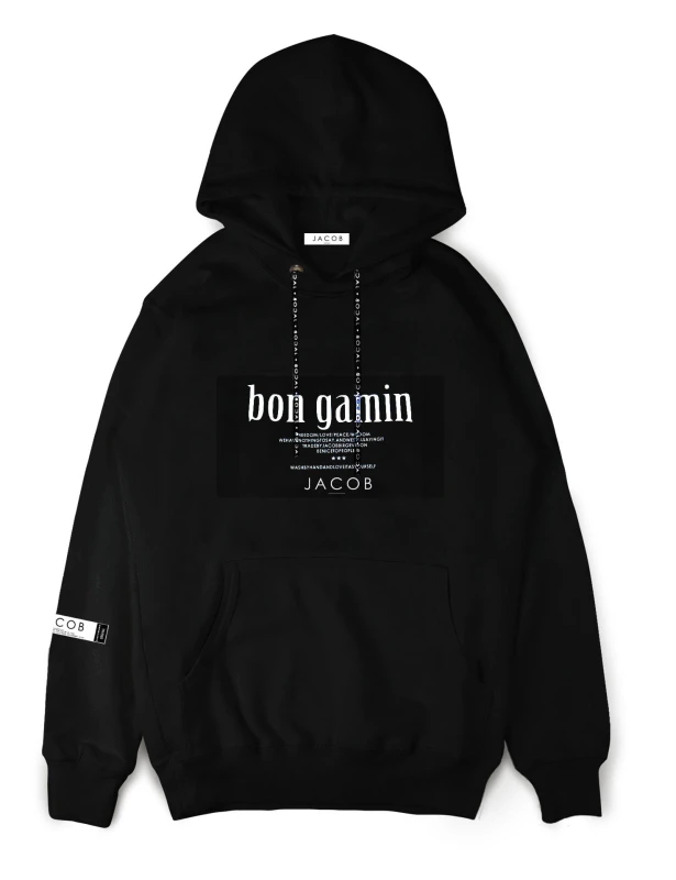 BLUZA  HOODIE  Z NASZYWKĄ  BON GAMIN