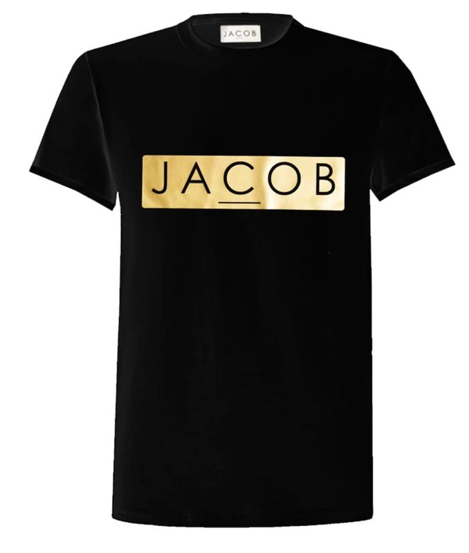 TSHIRT UNISEX ZE ZŁOTĄ APLĄ