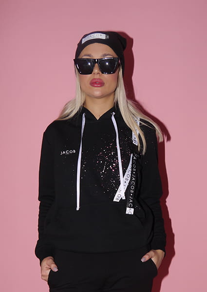 BLUZA  HOODIE  BON GAMIN MALOWANA