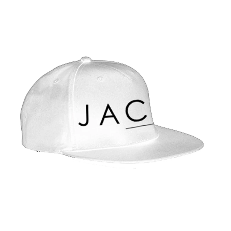 CZAPKA SNAPBACK BIAŁA Z CZARNYM LOGO
