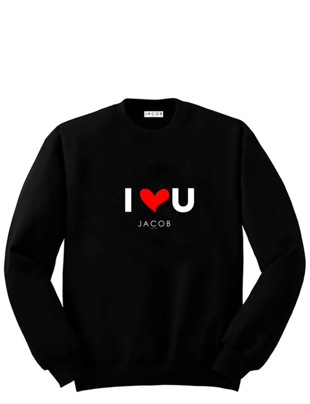 BLUZA KLASYK WALENTYNKI I LOVE YOU