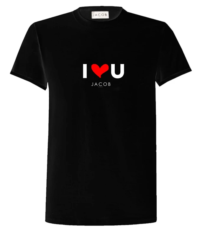 TSHIRT UNISEX  WALENTYNKI  I LOVE YOU